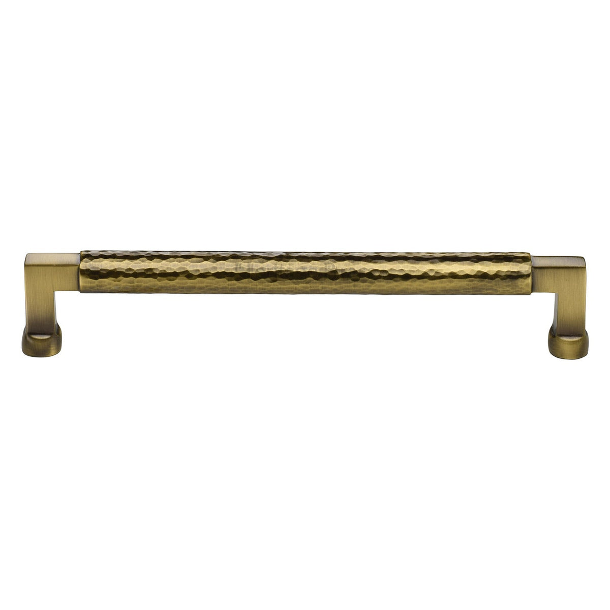 Hammered Bauhaus Cabinet Pull by M Marcus - Heritage Brass