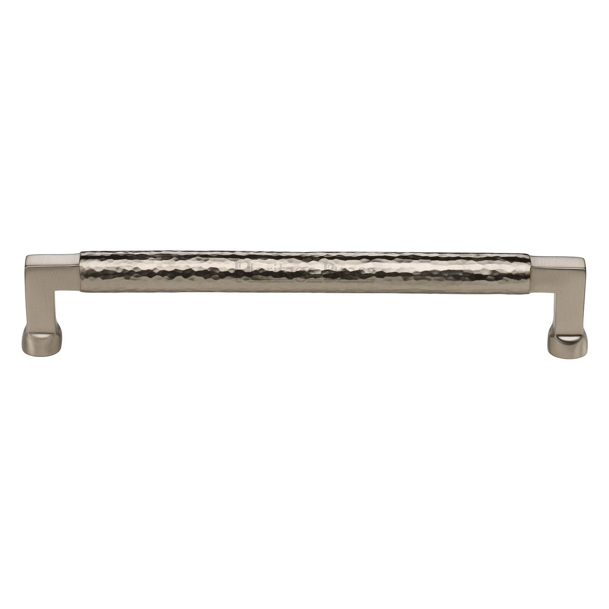 Hammered Bauhaus Cabinet Pull by M Marcus - Heritage Brass