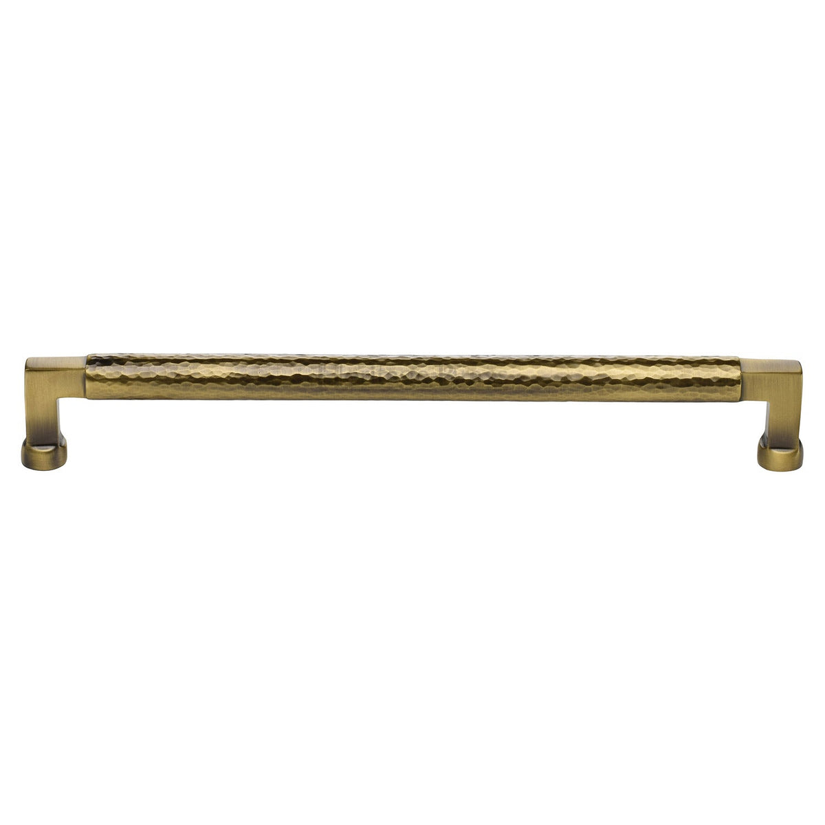 Hammered Bauhaus Cabinet Pull by M Marcus - Heritage Brass