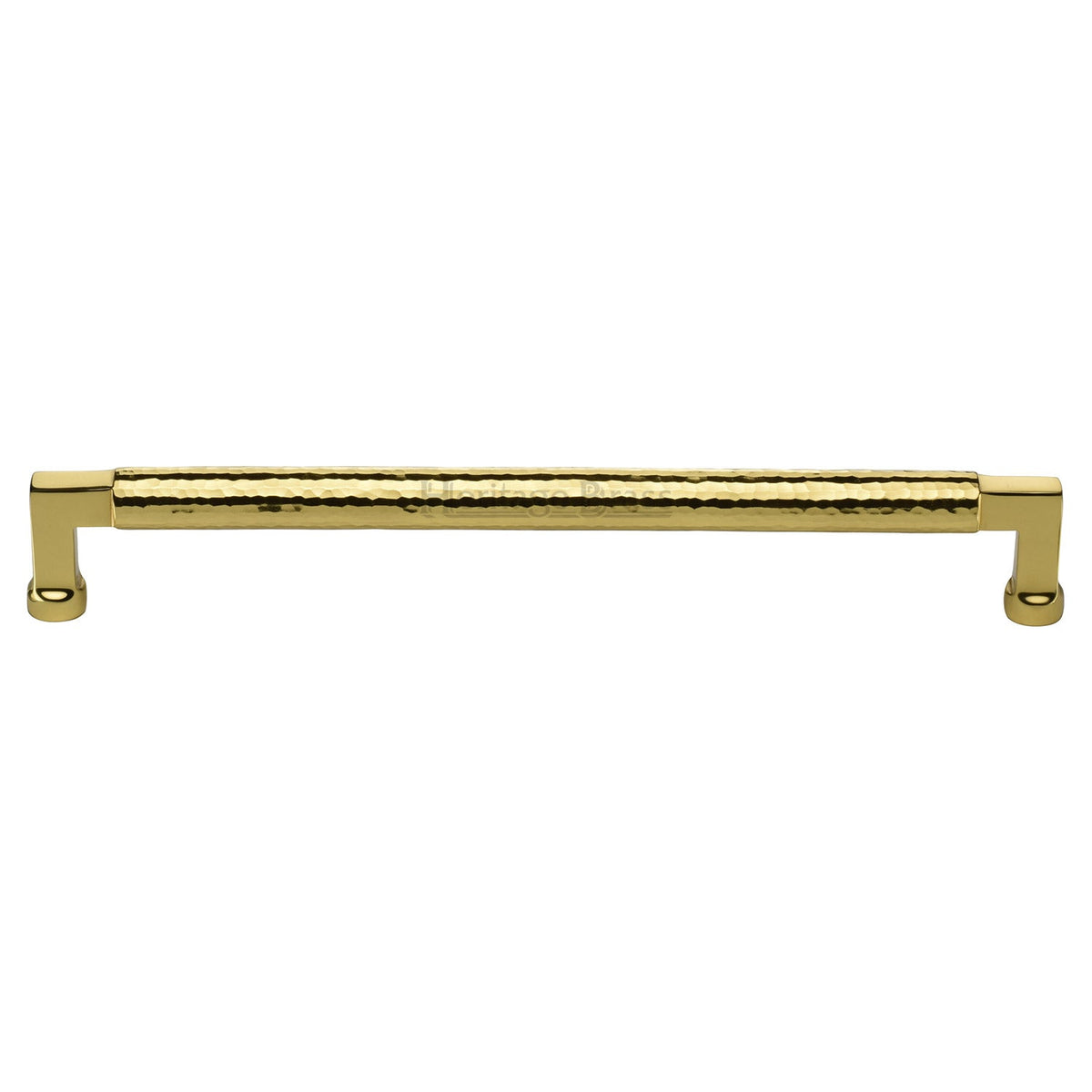Hammered Bauhaus Cabinet Pull by M Marcus - Heritage Brass