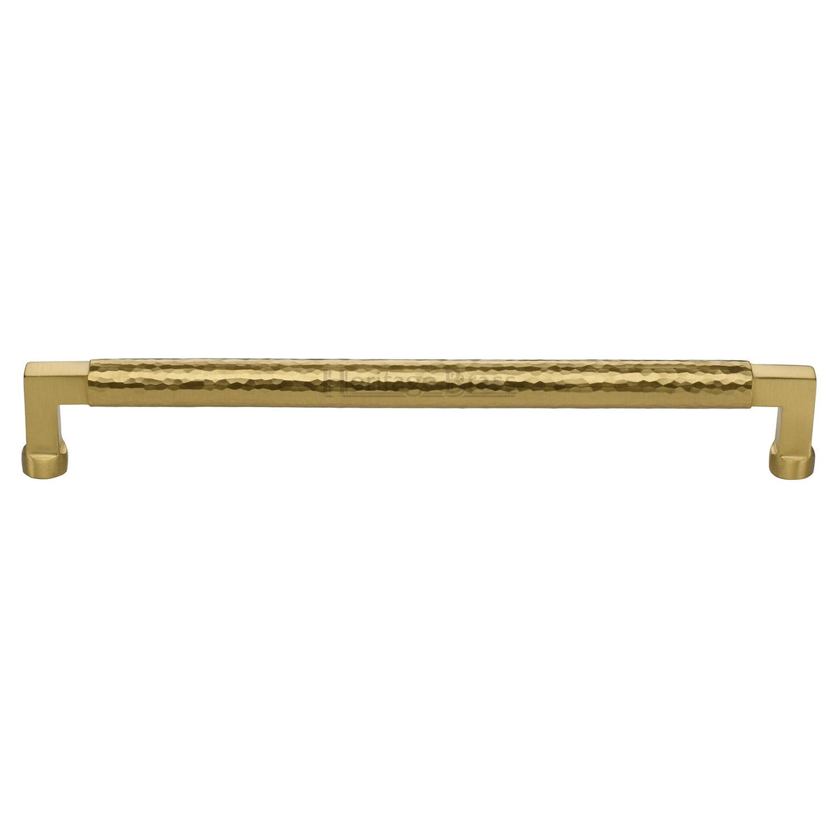 Hammered Bauhaus Cabinet Pull by M Marcus - Heritage Brass