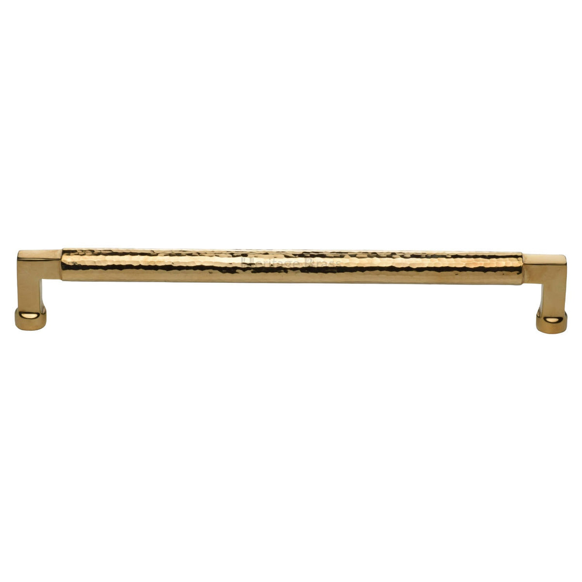 Hammered Bauhaus Cabinet Pull by M Marcus - Heritage Brass