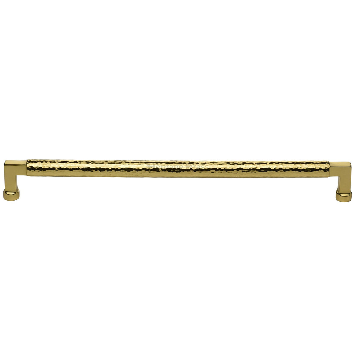 Hammered Bauhaus Cabinet Pull by M Marcus - Heritage Brass