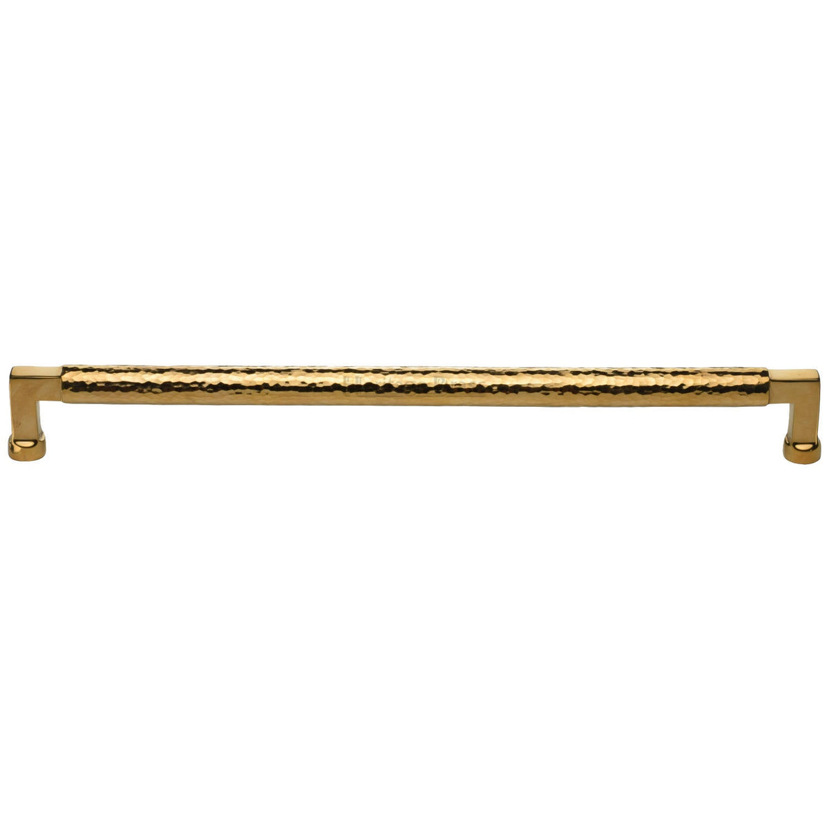 Hammered Bauhaus Cabinet Pull by M Marcus - Heritage Brass