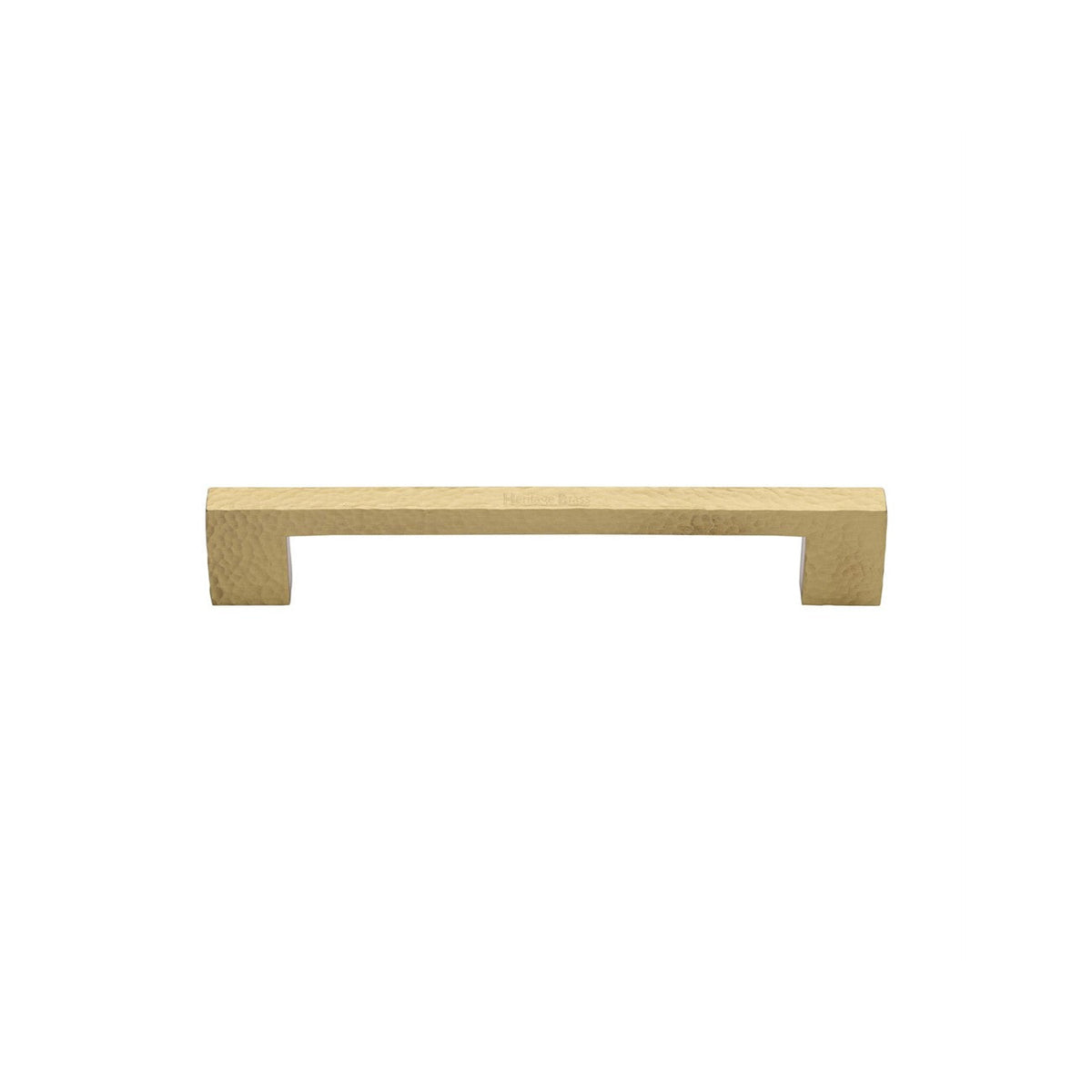 Metro Cabinet Pull Hammered Design by M Marcus - Heritage Brass