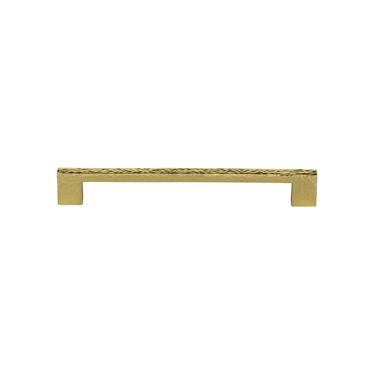 Metro Cabinet Pull Hammered Design by M Marcus - Heritage Brass