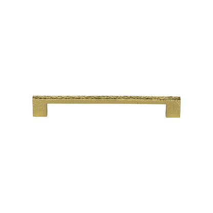 Metro Cabinet Pull Hammered Design by M Marcus - Heritage Brass