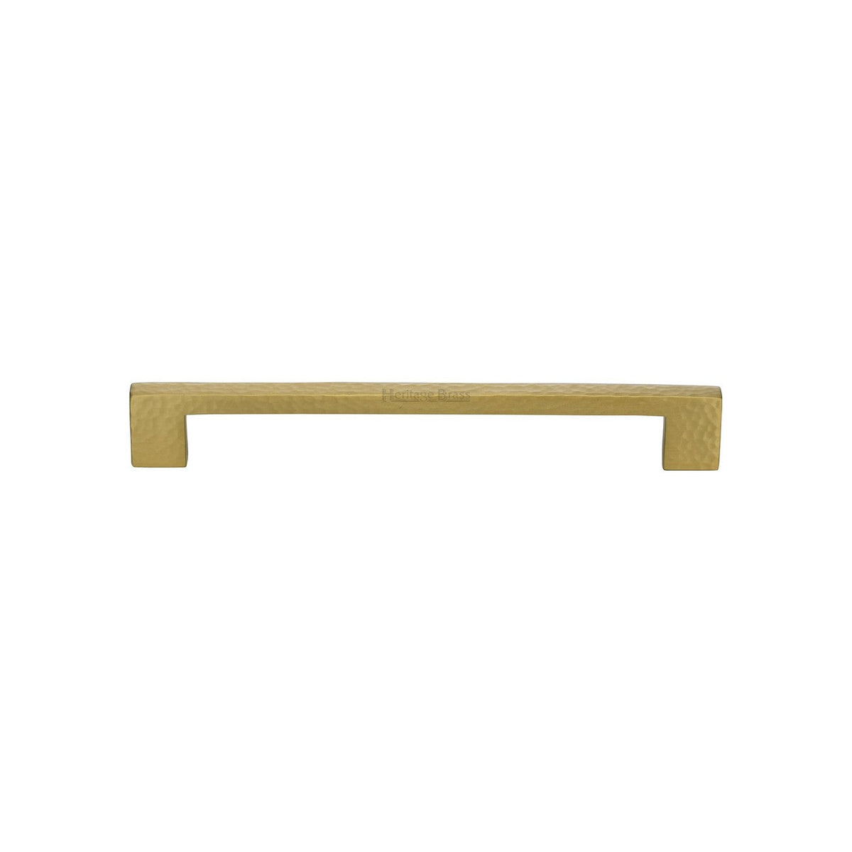 Metro Cabinet Pull Hammered Design by M Marcus - Heritage Brass