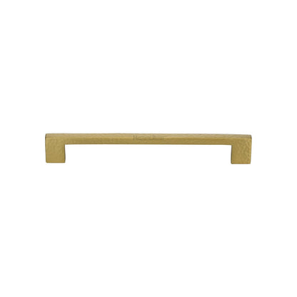 Metro Cabinet Pull Hammered Design by M Marcus - Heritage Brass