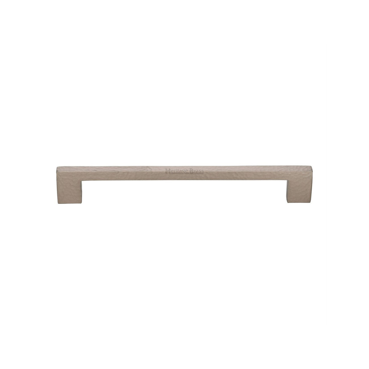 Metro Cabinet Pull Hammered Design by M Marcus - Heritage Brass
