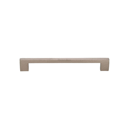 Metro Cabinet Pull Hammered Design by M Marcus - Heritage Brass