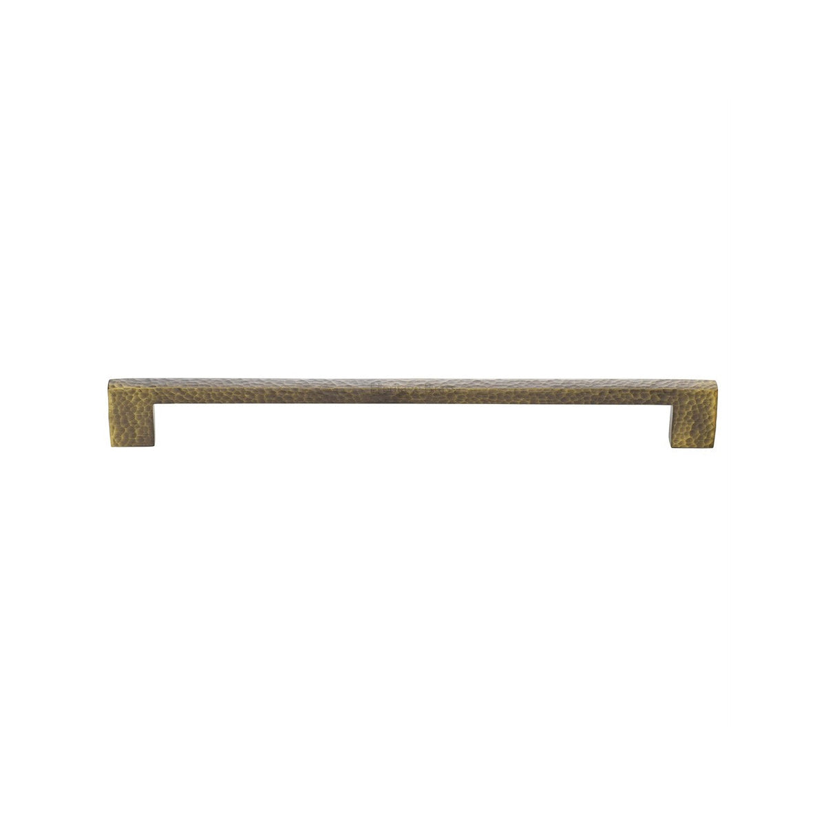 Metro Cabinet Pull Hammered Design by M Marcus - Heritage Brass