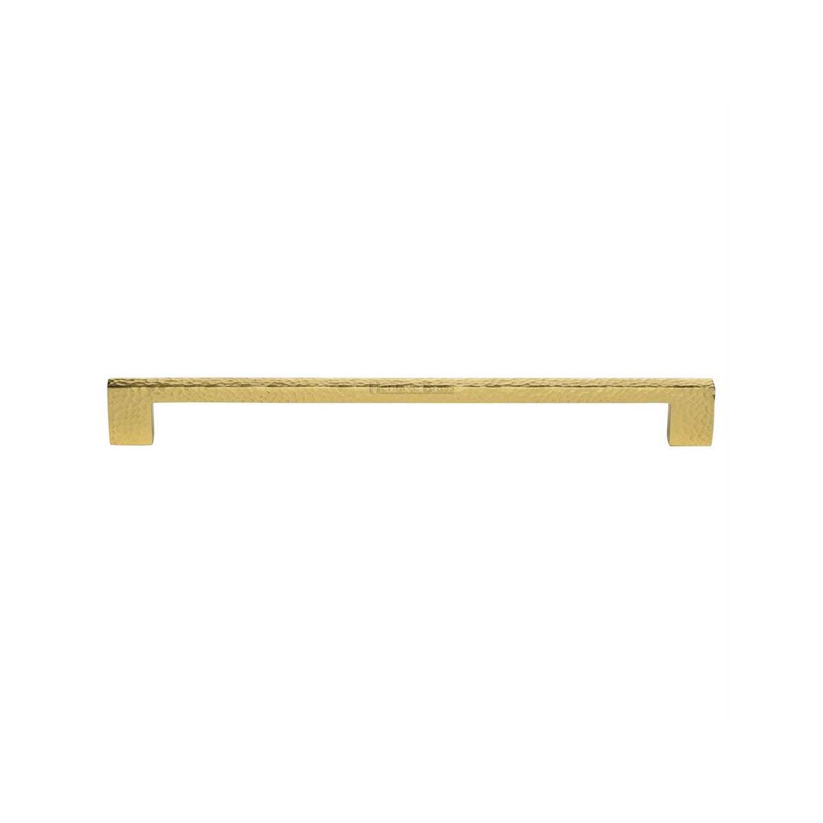 Metro Cabinet Pull Hammered Design by M Marcus - Heritage Brass