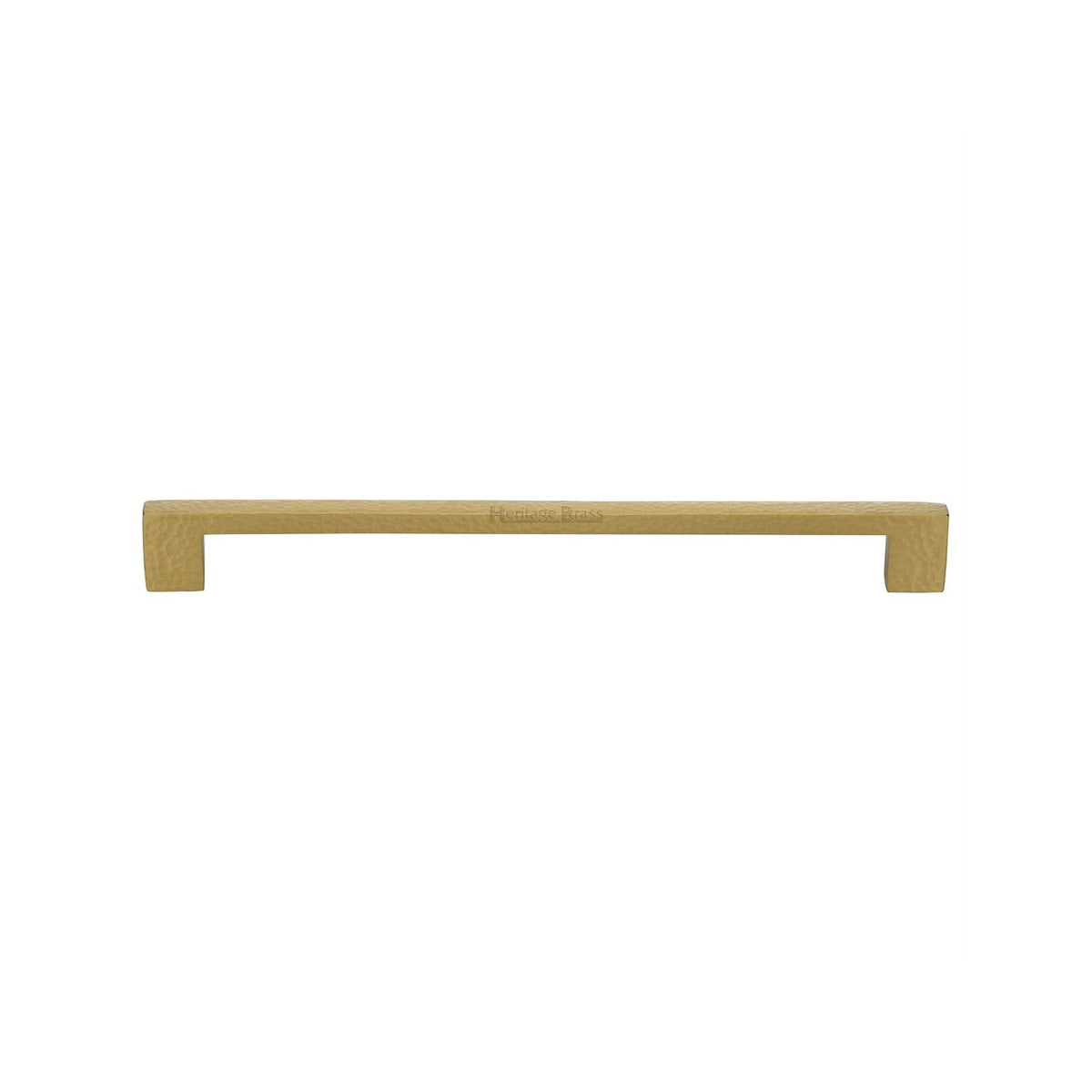 Metro Cabinet Pull Hammered Design by M Marcus - Heritage Brass
