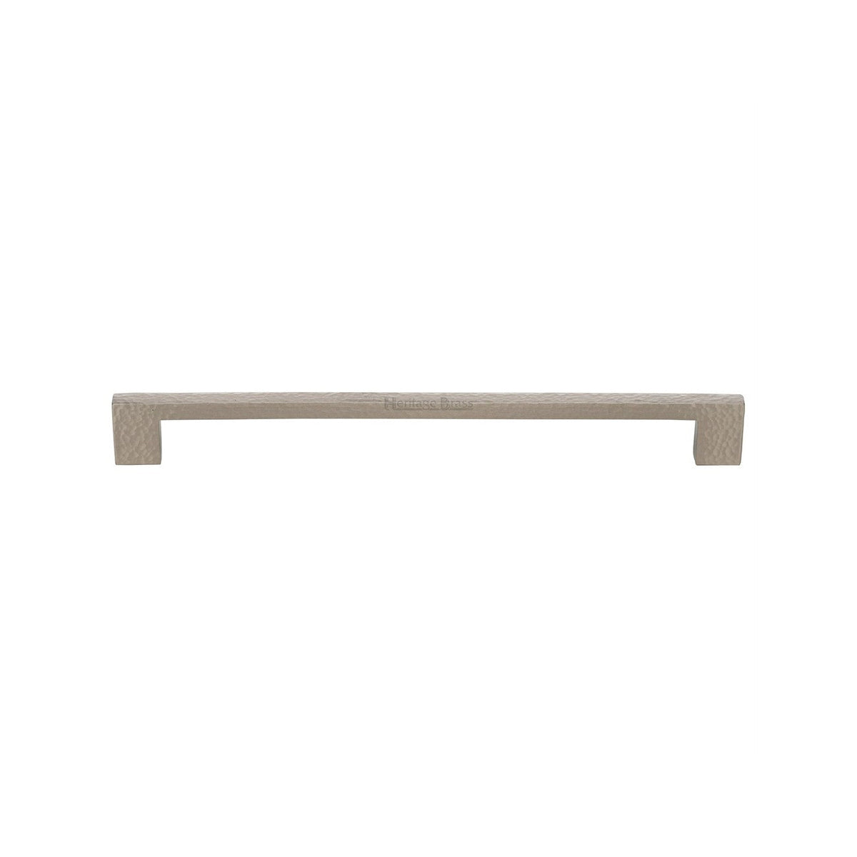 Metro Cabinet Pull Hammered Design by M Marcus - Heritage Brass