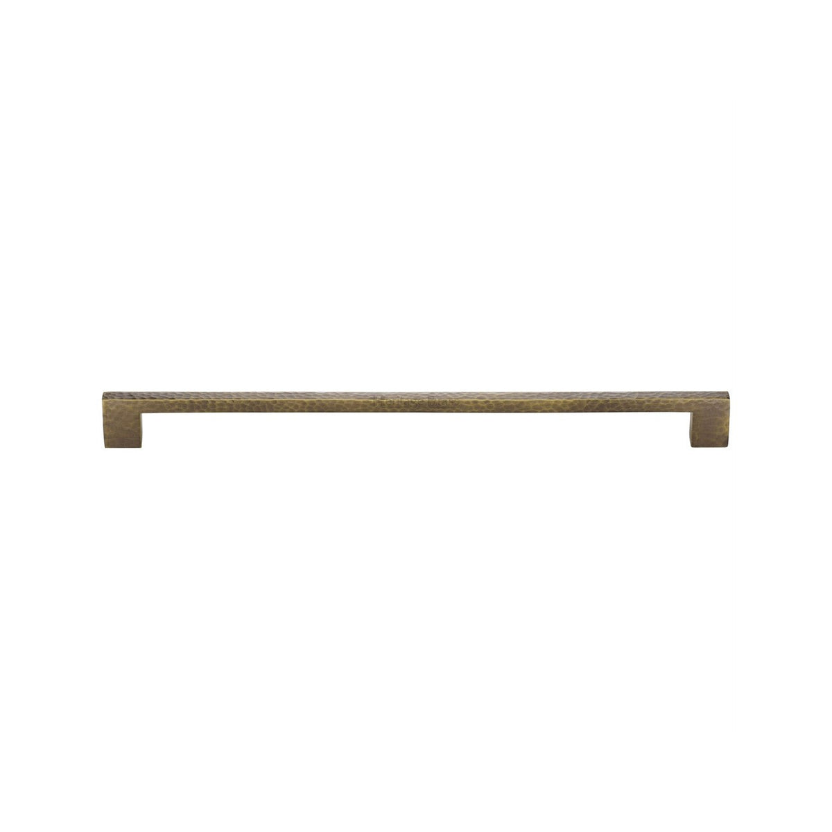 Metro Cabinet Pull Hammered Design by M Marcus - Heritage Brass