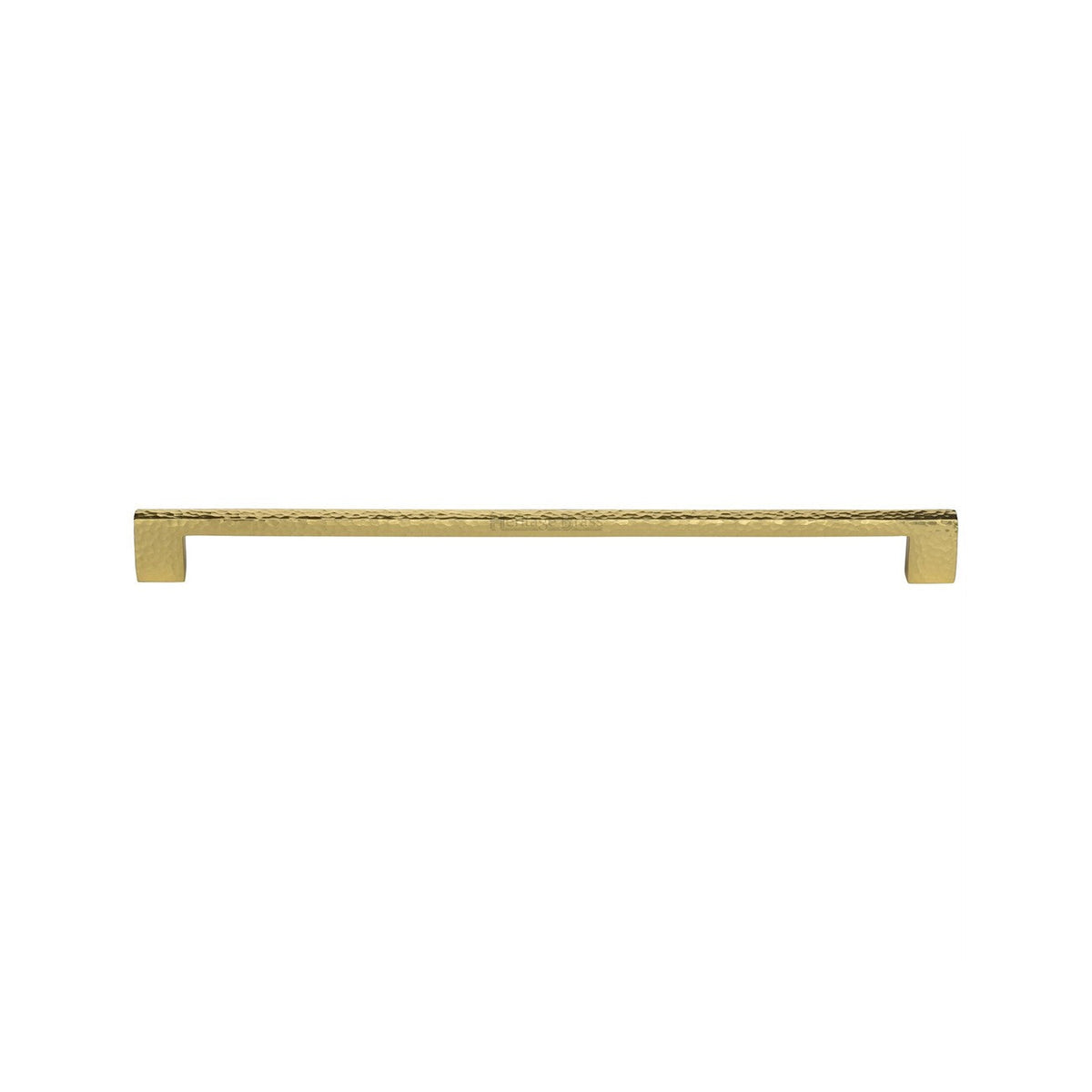 Metro Cabinet Pull Hammered Design by M Marcus - Heritage Brass