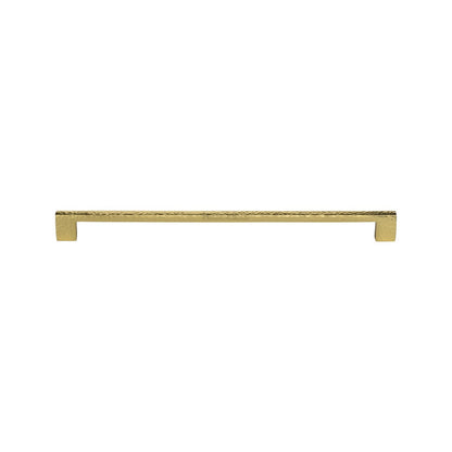 Metro Cabinet Pull Hammered Design by M Marcus - Heritage Brass