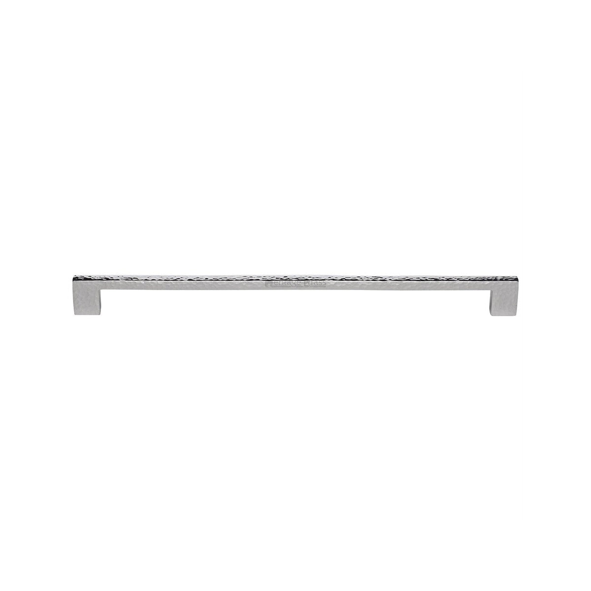 Metro Cabinet Pull Hammered Design by M Marcus - Heritage Brass
