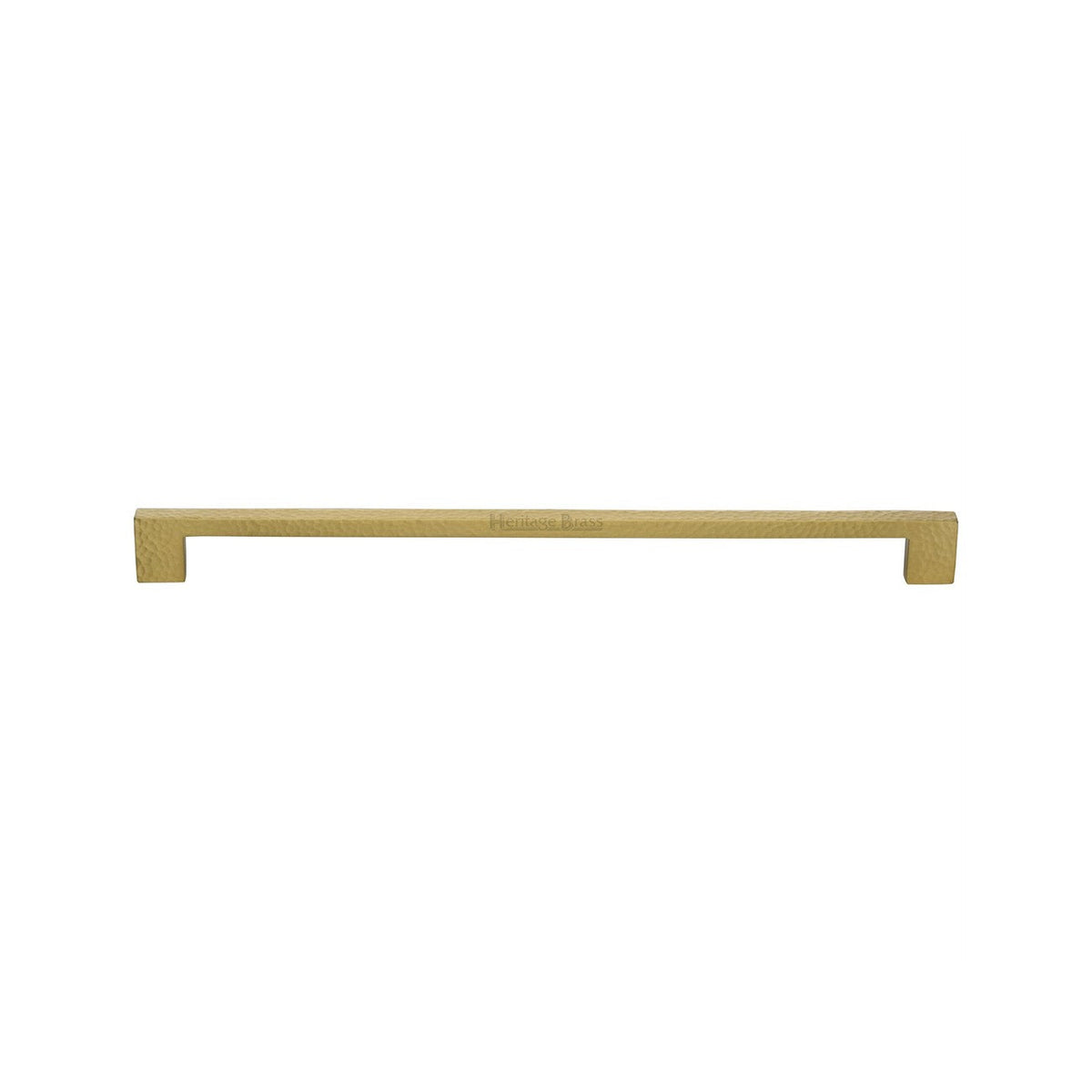 Metro Cabinet Pull Hammered Design by M Marcus - Heritage Brass