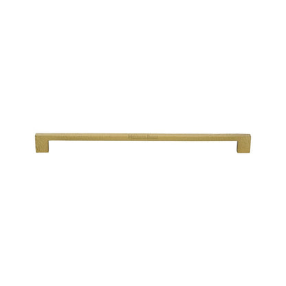 Metro Cabinet Pull Hammered Design by M Marcus - Heritage Brass