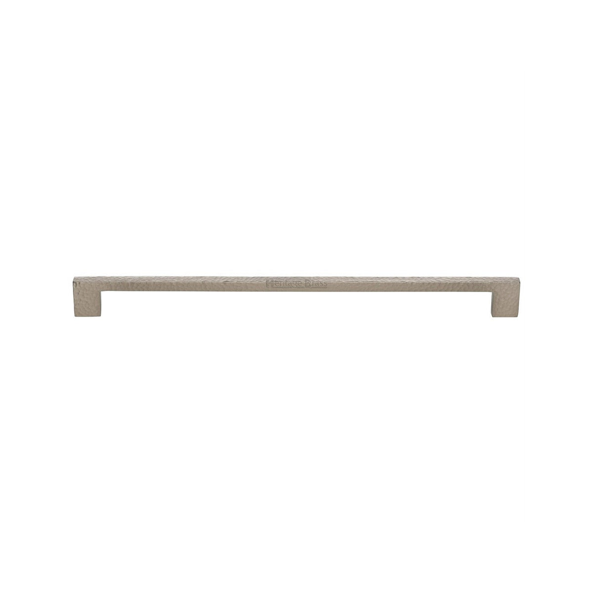 Metro Cabinet Pull Hammered Design by M Marcus - Heritage Brass
