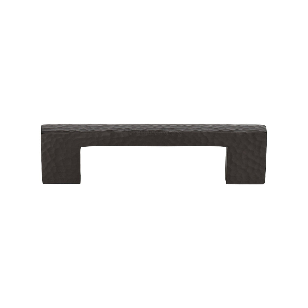 Metro Cabinet Pull Hammered Design by M Marcus - Heritage Brass