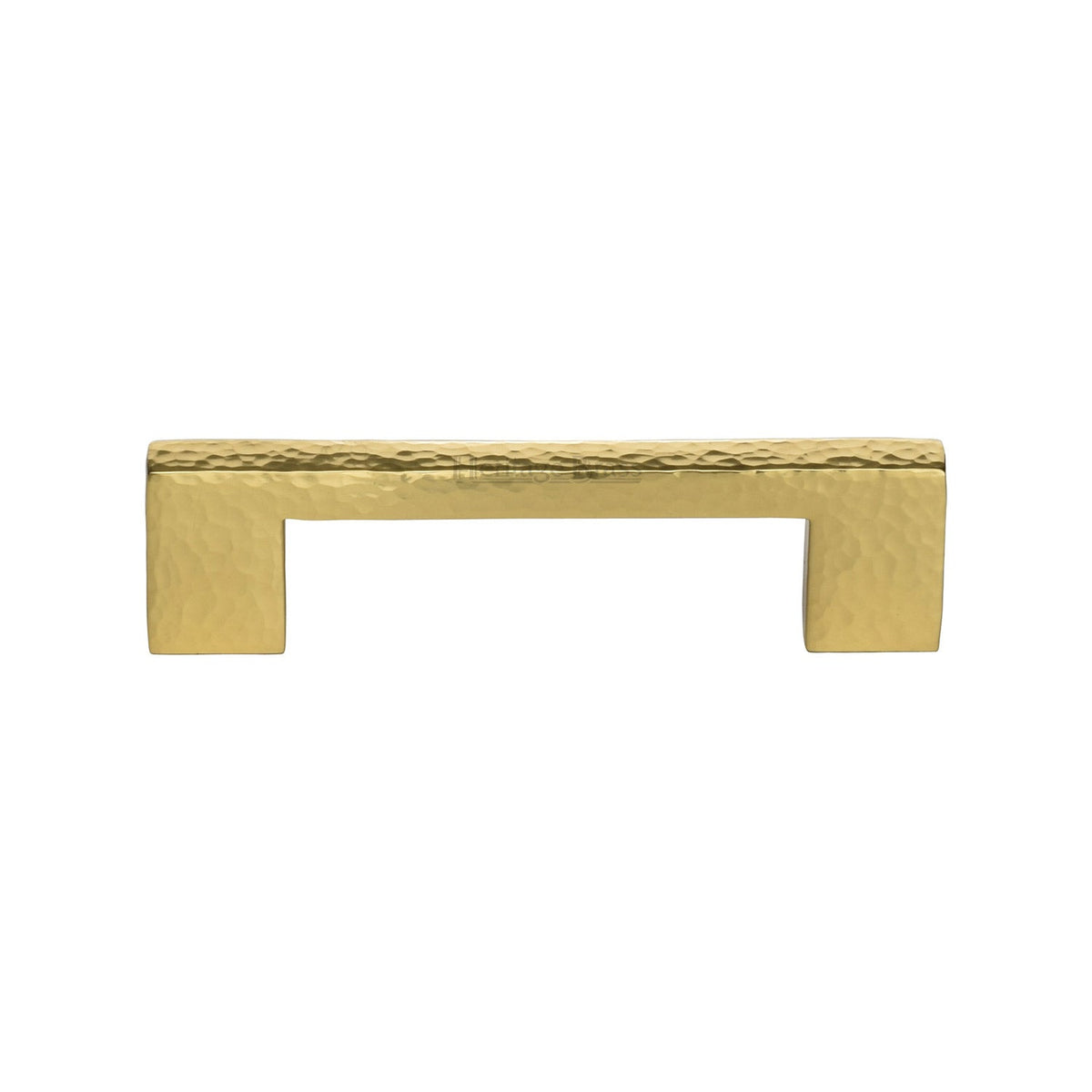 Metro Cabinet Pull Hammered Design by M Marcus - Heritage Brass