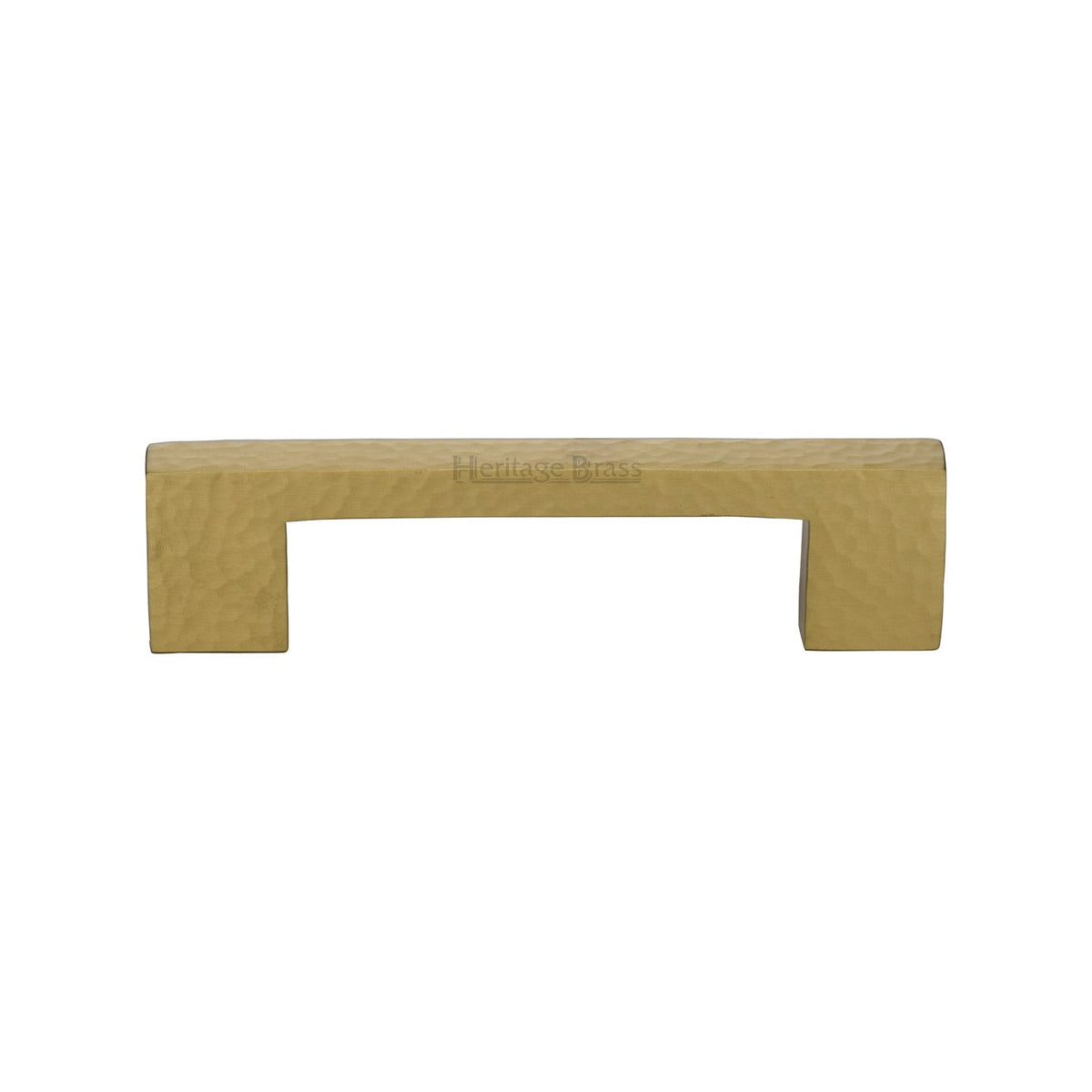 Metro Cabinet Pull Hammered Design by M Marcus - Heritage Brass