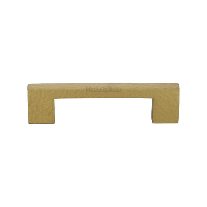 Metro Cabinet Pull Hammered Design by M Marcus - Heritage Brass