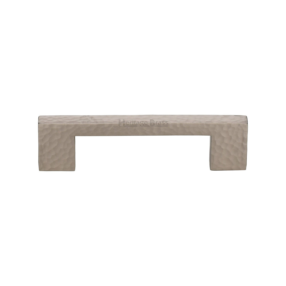Metro Cabinet Pull Hammered Design by M Marcus - Heritage Brass