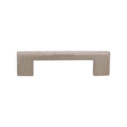 Metro Cabinet Pull Hammered Design by M Marcus - Heritage Brass
