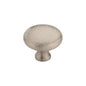 Victorian Round Cabinet Knob Hammered Design by M Marcus - Heritage Brass