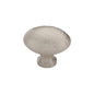 Victorian Oval Cabinet Knob Hammered Design by M Marcus - Heritage Brass