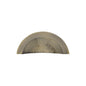Crescent Drawer Cup Pull Hammered Design by M Marcus - Heritage Brass