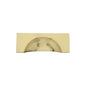Hampshire Drawer Cup Pull Hammered Design by M Marcus - Heritage Brass