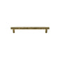 Heritage Brass Cabinet Pull Partial Hammered Design by M Marcus - Heritage Brass