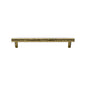 Heritage Brass Cabinet Pull Partial Hammered Design by M Marcus - Heritage Brass