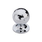 Ball Cabinet Knob Hammered Design by M Marcus - Heritage Brass