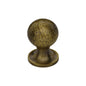 Ball Cabinet Knob Hammered Design by M Marcus - Heritage Brass