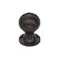 Ball Cabinet Knob Hammered Design by M Marcus - Heritage Brass