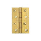 Hinge Brass Double Phosphor Washered - Antique Brass - 3" x 2"