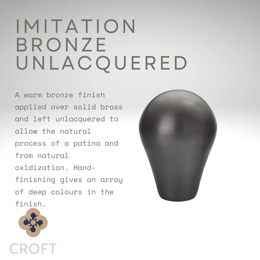 Croft - Reeded Ball Knob on Arched lock plate 6511 by Croft Ironmongery