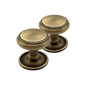 Beau Hardware Mortice Door Knobs - Antique Brass by Beau- Hardware