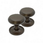 Beau Hardware Mortice Door Knobs - Dark Matt Bronze by Beau- Hardware