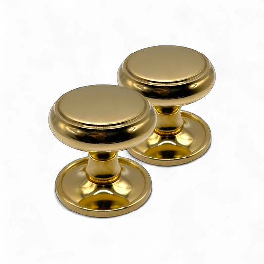 Beau Hardware Mortice Door Knobs - Unlacquered Polished Brass by Beau- Hardware