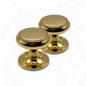 Beau Hardware Mortice Door Knobs - Unlacquered Polished Brass by Beau- Hardware