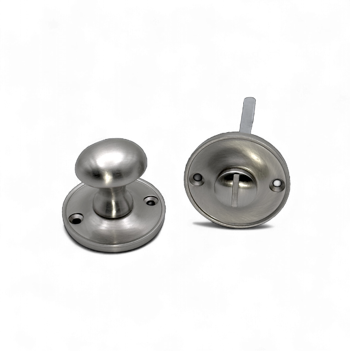 Beau Hardware Privacy Thumbturn & Release - Satin Nickel Set by Beau- Hardware