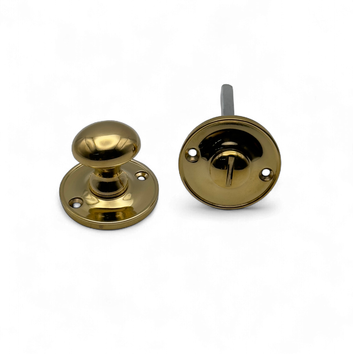 Beau Hardware Privacy Thumbturn & Release - Polished Brass by Beau- Hardware