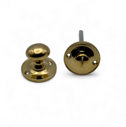 Beau Hardware Privacy Thumbturn & Release - Polished Brass by Beau- Hardware